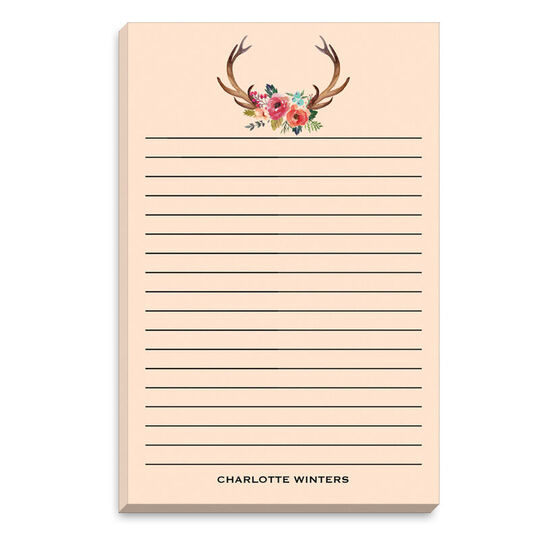 Decorated Antler Notepads
